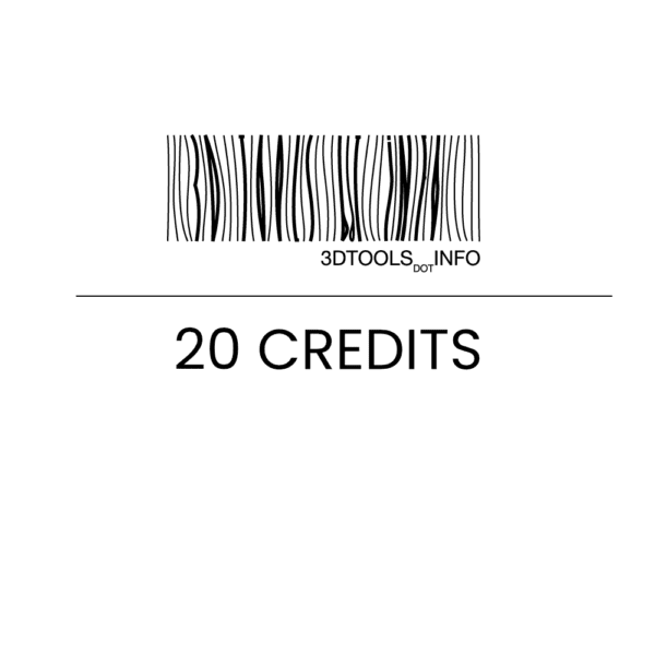 3DTOOLS.info – 20 Credits